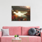 Thomas Cole Distant Uitzicht van Niagara-Herfsten Canvas Afdruk (Insitu (Woonkamer))