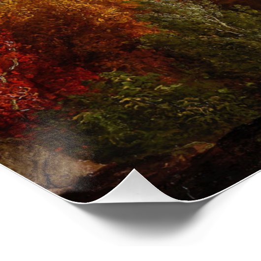  Thomas Cole Distant Uitzicht van Niagara-Herfsten Perfect Poster (Hoek)