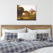 Thomas Cole Dream van Arcadia Canvas Afdruk (Insitu (Slaapkamer))