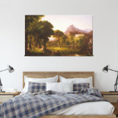 Thomas Cole Dream van Arcadia Canvas Afdruk (Insitu (Slaapkamer))