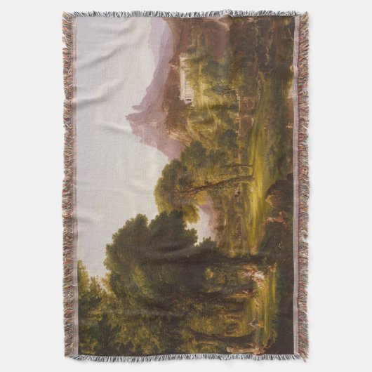 Thomas Cole Dream van Arcadia Deken (Voorkant Verticaal)