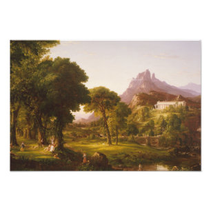 Thomas Cole Dream van Arcadia Foto Afdruk