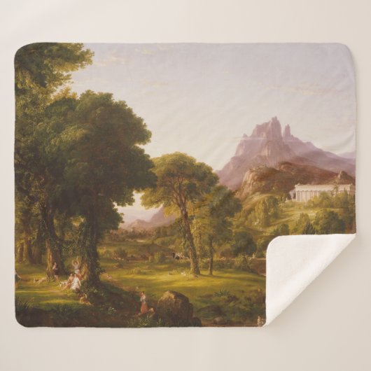 Thomas Cole Dream van Arcadia Sherpa Deken (Voorkant (horizontaal))