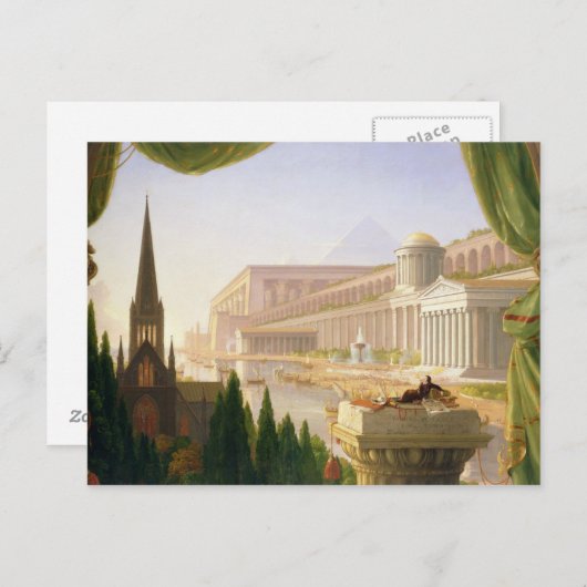 Thomas Cole - Dream van architect Briefkaart (Voorkant / Achterkant)