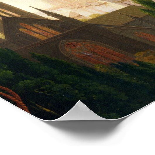 Thomas Cole - Dream van architect Poster (Hoek)