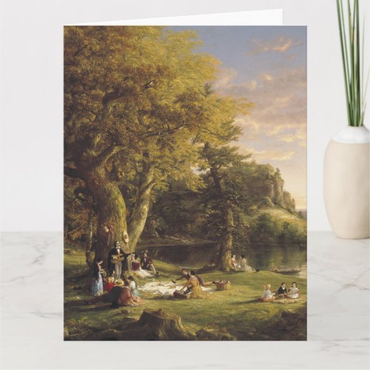 Thomas Cole Het Picknick Kaart (Voorkant)