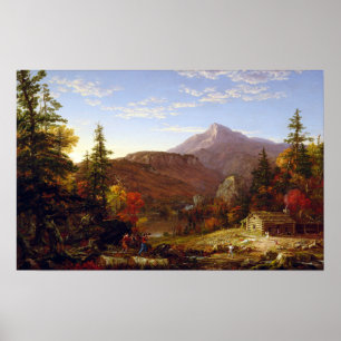 Thomas Cole The Hunter's Return Poster