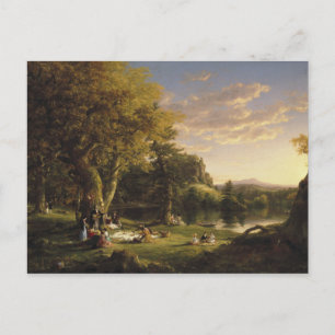 Thomas Cole - The Pic-Nic Briefkaart