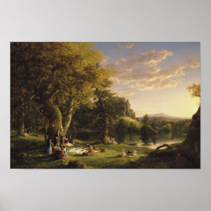 Thomas Cole - The Pic-Nic Poster