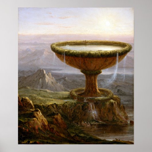 Thomas Cole The Titan's Goblet Poster (Voorkant)