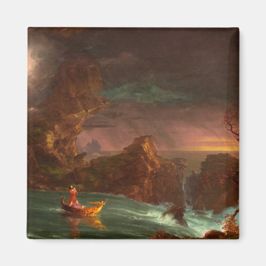 Thomas Cole The Voyage of Life 1842 Magneet (Voorkant)