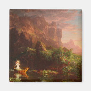 Thomas Cole The Voyage of Life Childhood 1842 Magneet