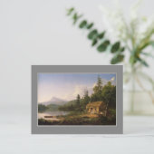 Thomas Cole, Thuis in de Bossen, 1847. Briefkaart (Staand voorkant)