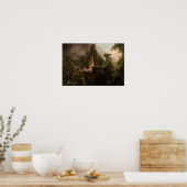 Thomas Cole - Uitwijzing van de tuin van Eden Poster (Keuken)