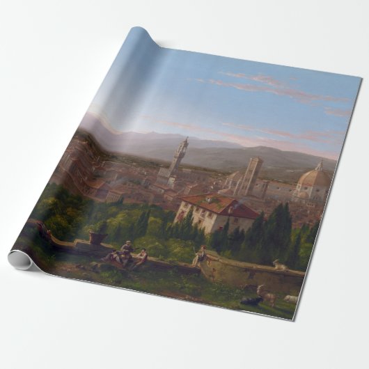 Thomas Cole Uitzicht van Florence Cadeaupapier (Uitgerold)