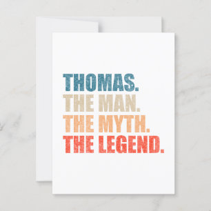 Thomas De Man De Mythe De Legende Briefkaart