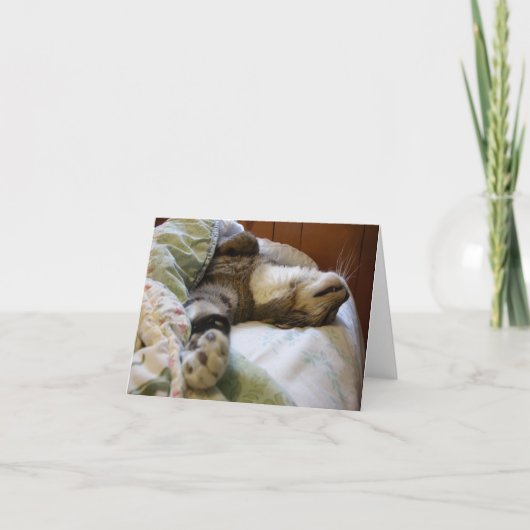 Thomas die notecard ontspannen kaart (Voorkant)