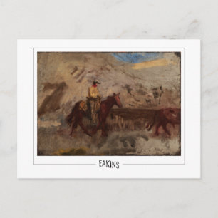 Thomas Eakins #10 - Carte postale d'art fin