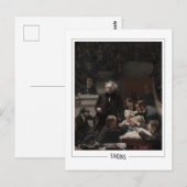 Thomas Eakins #15 - Carte postale d'art (Devant / Derrière)