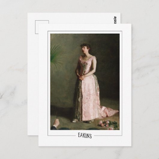 Thomas Eakins #22 - Carte postale Art (Devant / Derrière)