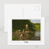 Thomas Eakins #414 - Carte postale d'art fin (Devant / Derrière)