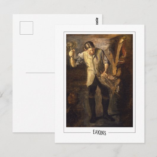 Thomas Eakins #9 - Carte postale Art (Devant / Derrière)