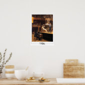 Thomas Eakins Affiche d'art Zedign #350 (Cuisine)
