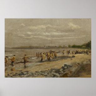 Thomas Eakins - De zegen in gevaar brengen Poster
