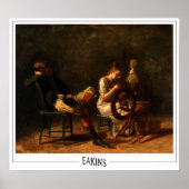 Thomas Eakins Zedign Art Poster #21 (Voorkant)