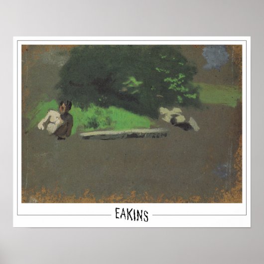 Thomas Eakins Zedign Art Poster #376 (Voorkant)