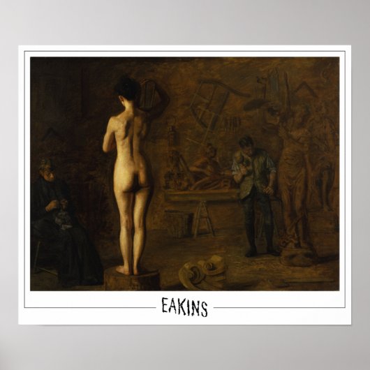 Thomas Eakins Zedign Kunstposter #1 Poster (Voorkant)