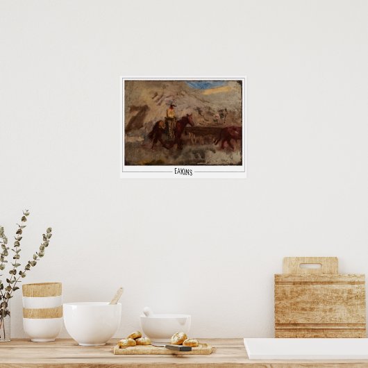 Thomas Eakins Zedign Poster d'art #10 (Cuisine)