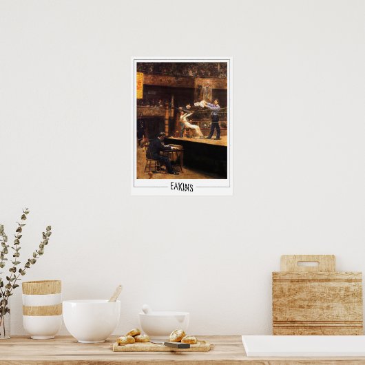 Thomas Eakins Zedign Poster d'art #350 (Cuisine)