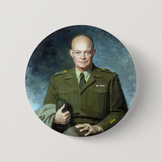 Thomas Edgar Stephens Dwight D. Eisenhower Ronde Button 5,7 Cm (Voorkant)