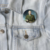 Thomas Edgar Stephens Dwight D. Eisenhower Ronde Button 5,7 Cm (In situ)