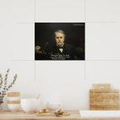 Thomas Edison "10 000 façons" Affiches de citation (Cuisine)