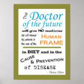 Thomas Edison Doctor of Future Poster (Devant)