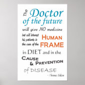 Thomas Edison Doctor of Future Poster (Devant)