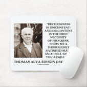 Thomas Edison Restless Discontent Progress Muismat (Met muis)