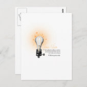 Thomas Edison T-shirt Briefkaart (Voorkant / Achterkant)