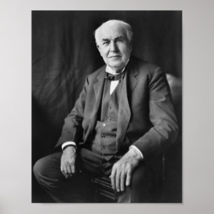 Thomas Edison - Uitvinder en zakenman Poster