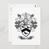 Thomas Family Crest Briefkaart (Voorkant / Achterkant)