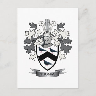 Thomas Family Crest Briefkaart