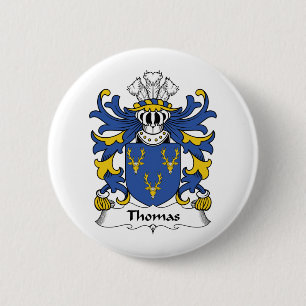 Thomas Family Crest Ronde Button 5,7 Cm