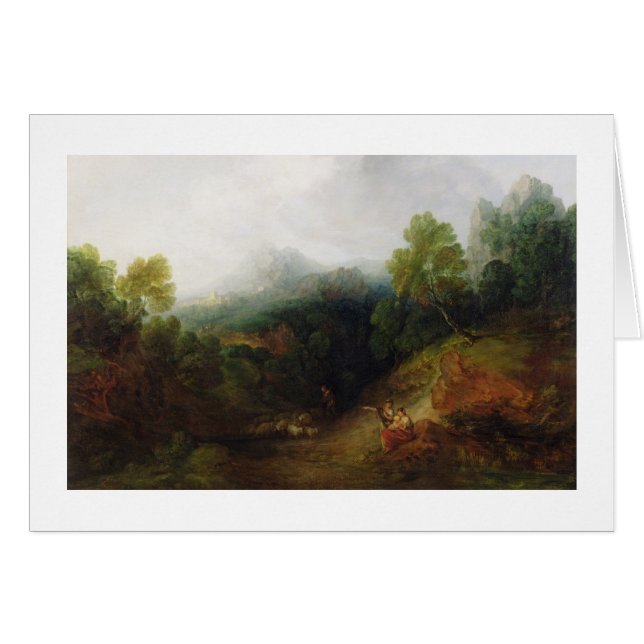 Thomas Gainsborough | A Mountain Valley with Rusti (Devant horizontal)