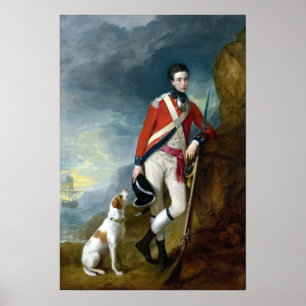 Thomas Gainsborough en officier van het 4e regimen Poster