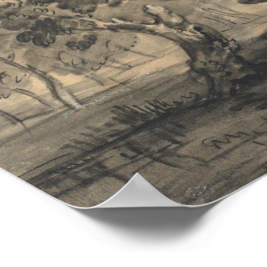 Thomas Gainsborough - Gebost landschap Poster (Hoek)