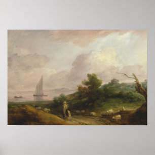 Thomas Gainsborough - Kustlandschap Poster