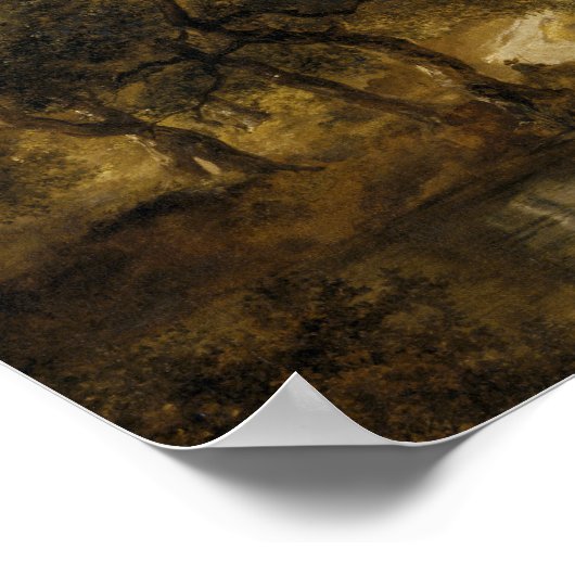 Thomas Gainsborough - Landschap in Suffolk Poster (Hoek)