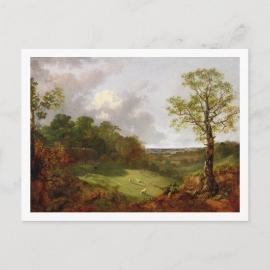 Thomas Gainsborough | Landschap met een watt Briefkaart (Voorkant)